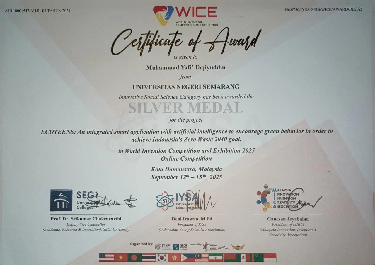 Silver Medal - World Invention Competition and Exhibition 2025