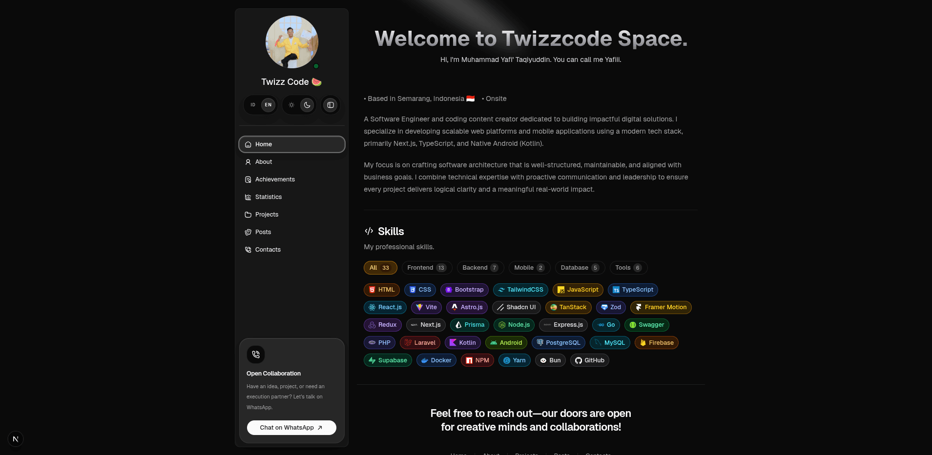 Twizzcode Space